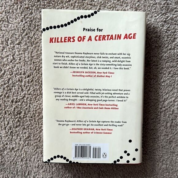“Killers of a Certain Age” a hardback novel by Deanna Raybourn! - Picture 2 of 6